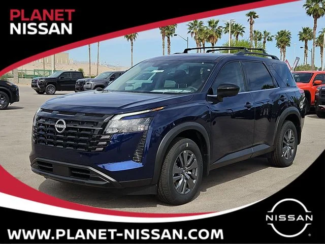 New 2026 Deep Ocean Blue Pearl Nissan SV image 1
