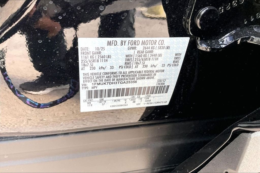 New 2026 Agate Black Metallic Ford Active image 21