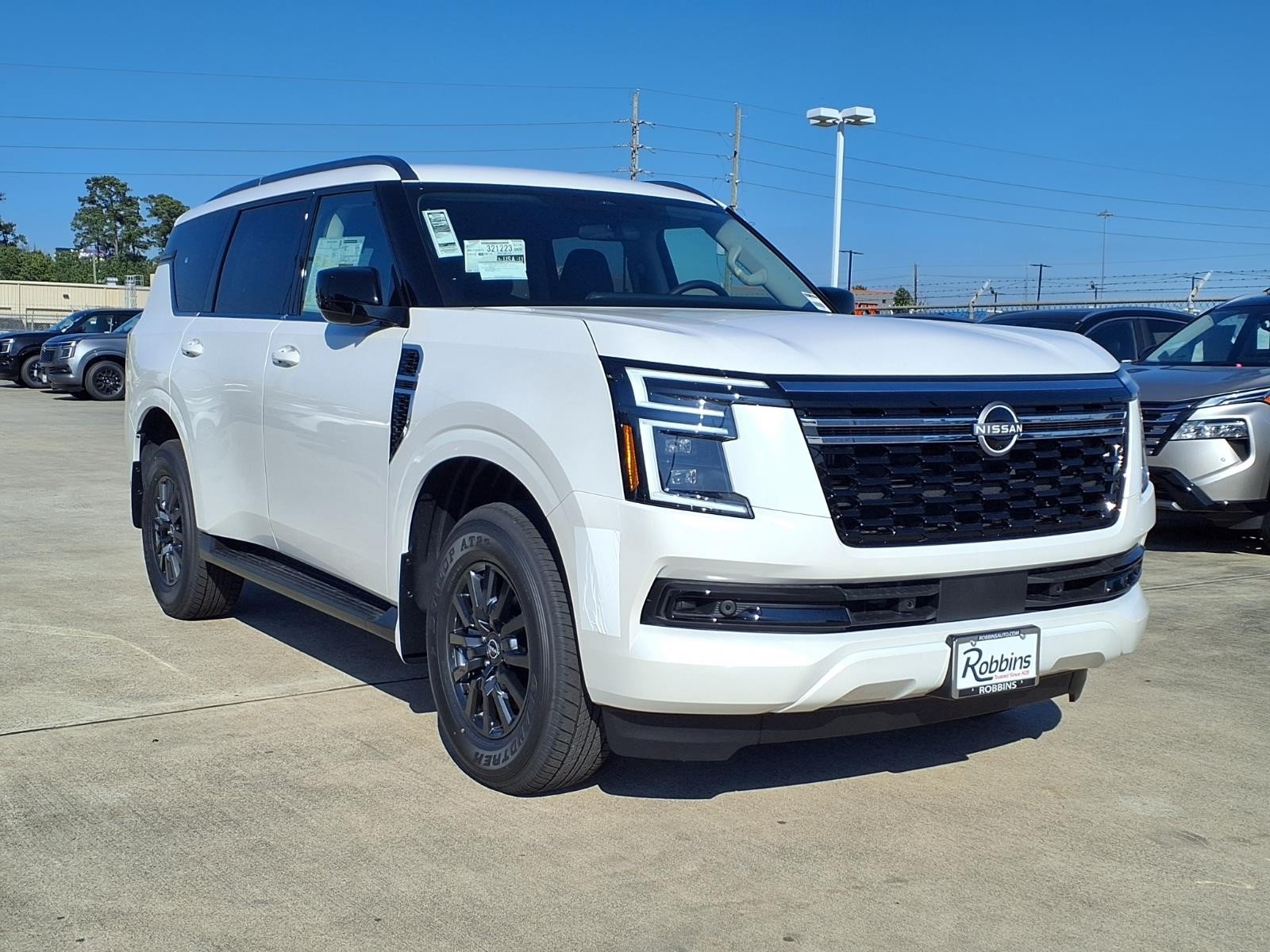 2026 Nissan Armada SV White at Robbins Nissan