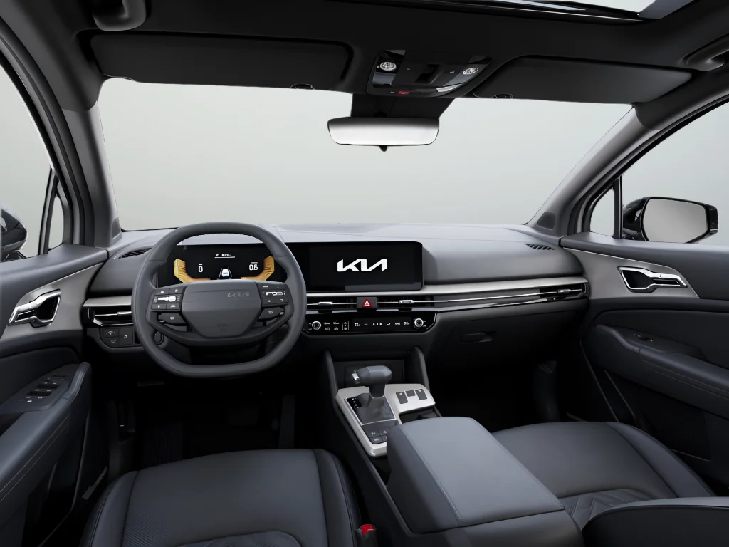 New 2027 Glacial White Pearl / Black Ro Kia X-Line image 9