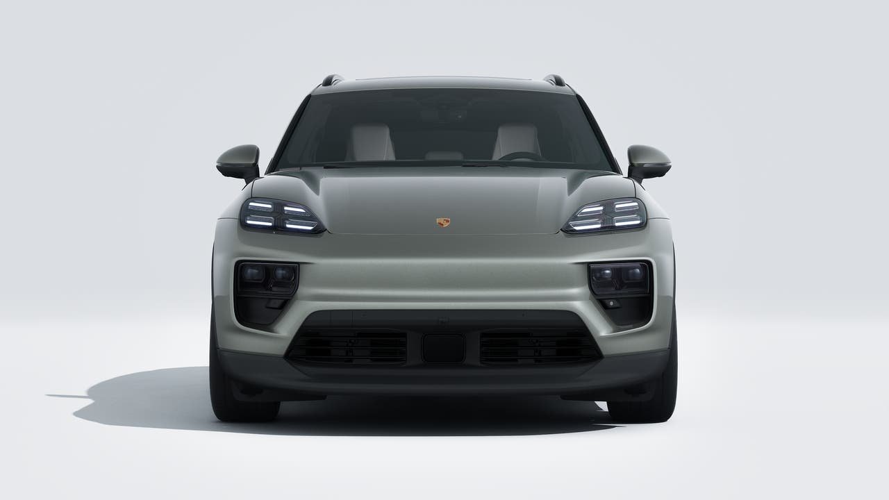 New 2026 Aventurine Green Metallic Porsche Electric image 8