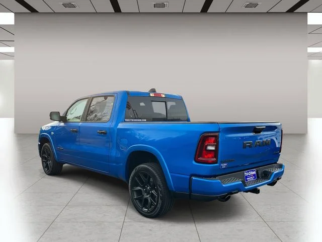 New 2026 Hydro Blue Pearl-Coat Exterior Paint RAM Laramie image 7
