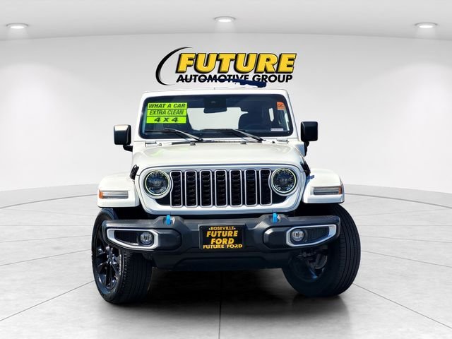 Used 2024 White Jeep Sahara 4xe image 2