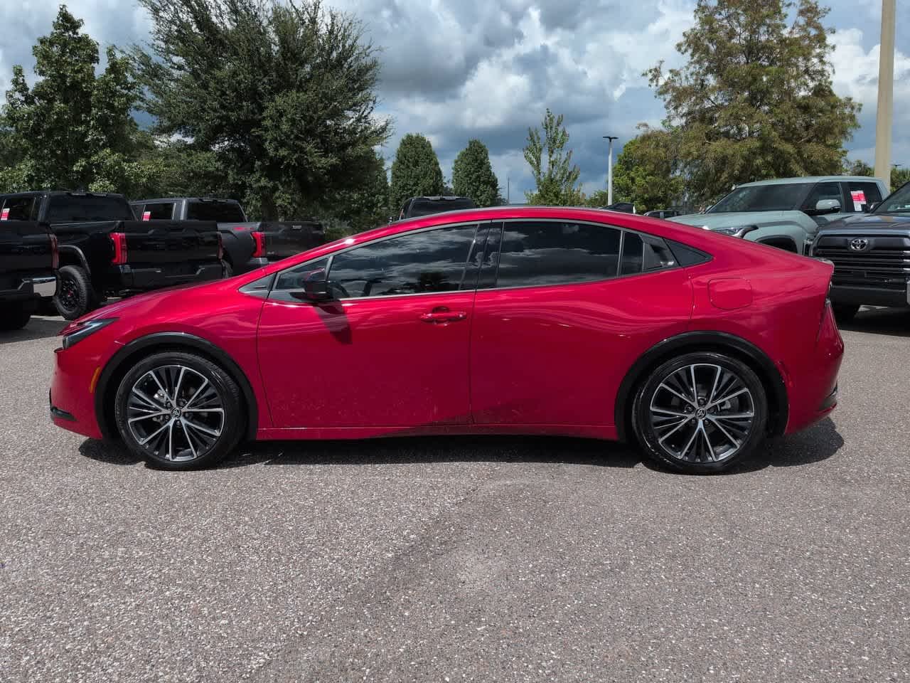 Certified Used 2024 Supersonic Red Toyota XLE image 3