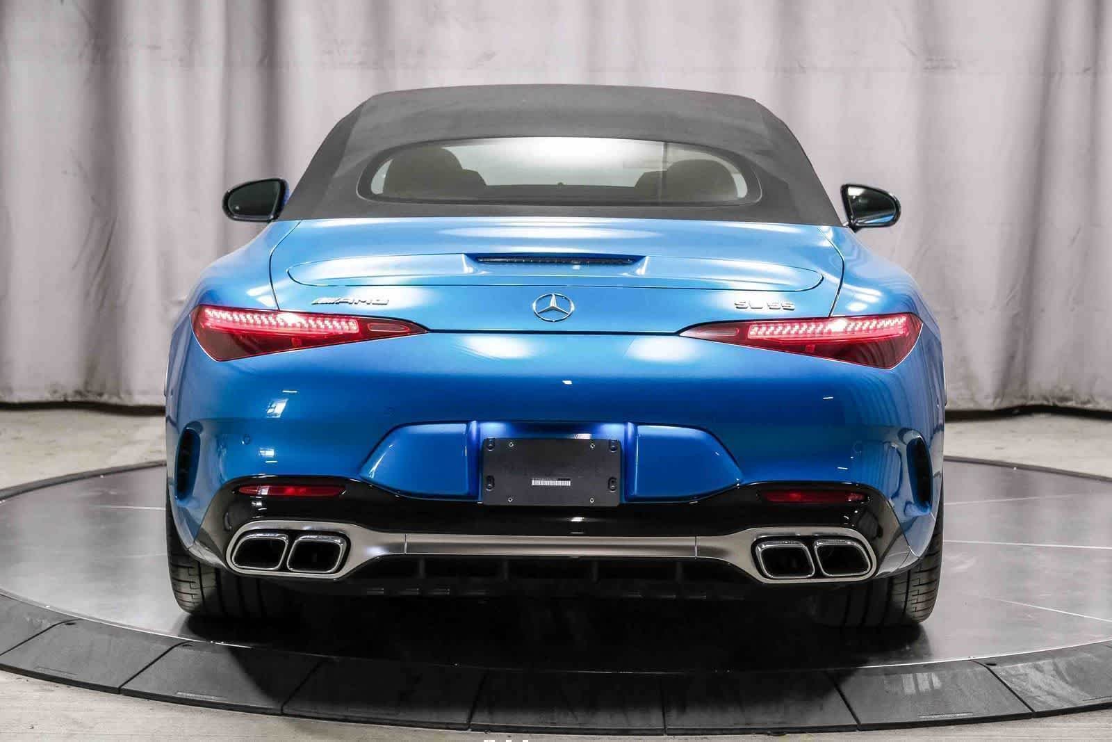 New 2026 Hyper Blue Metallic Mercedes-Benz AMG® SL 55 Roadster image 3