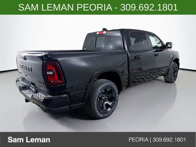 New 2026 Diamond Black Crystal Pearl-Coat Exterior Paint RAM Big Horn/Lone Star image 7