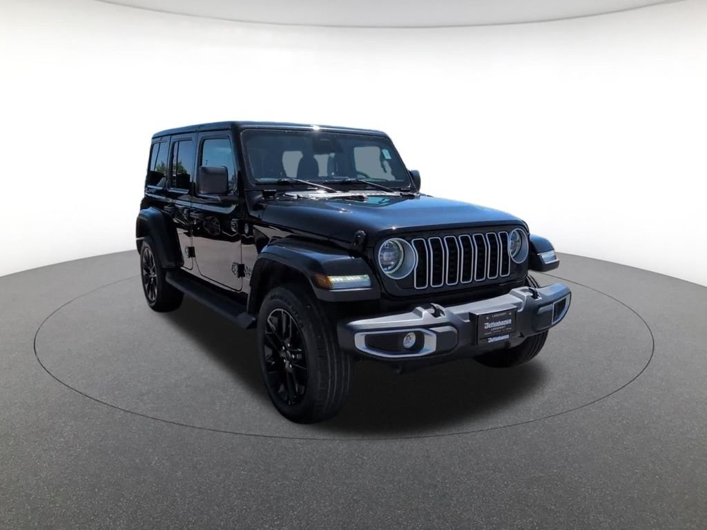 Used 2025 Black Jeep Sahara 4xe image 4