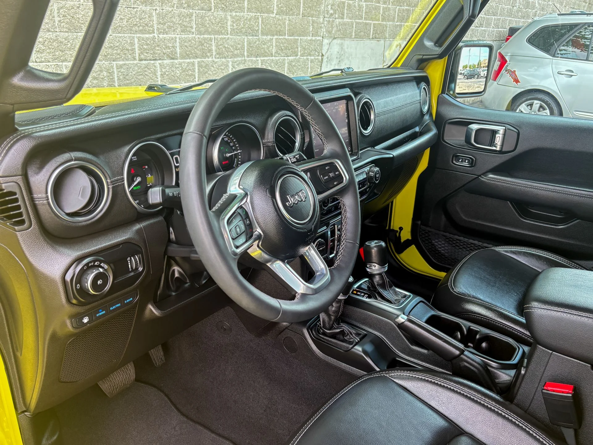 Used 2023 Yellow Jeep Sahara 4xe image 23