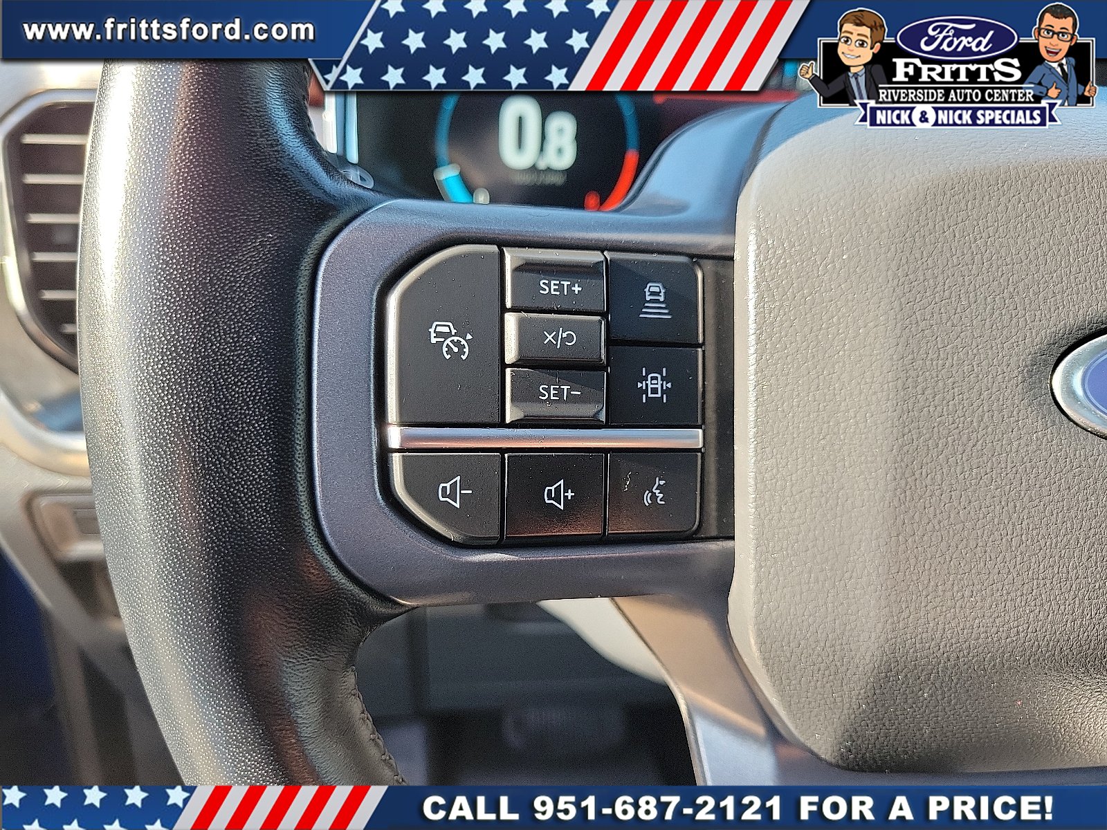 Certified Used 2023 Blue Metallic Ford LARIAT image 6
