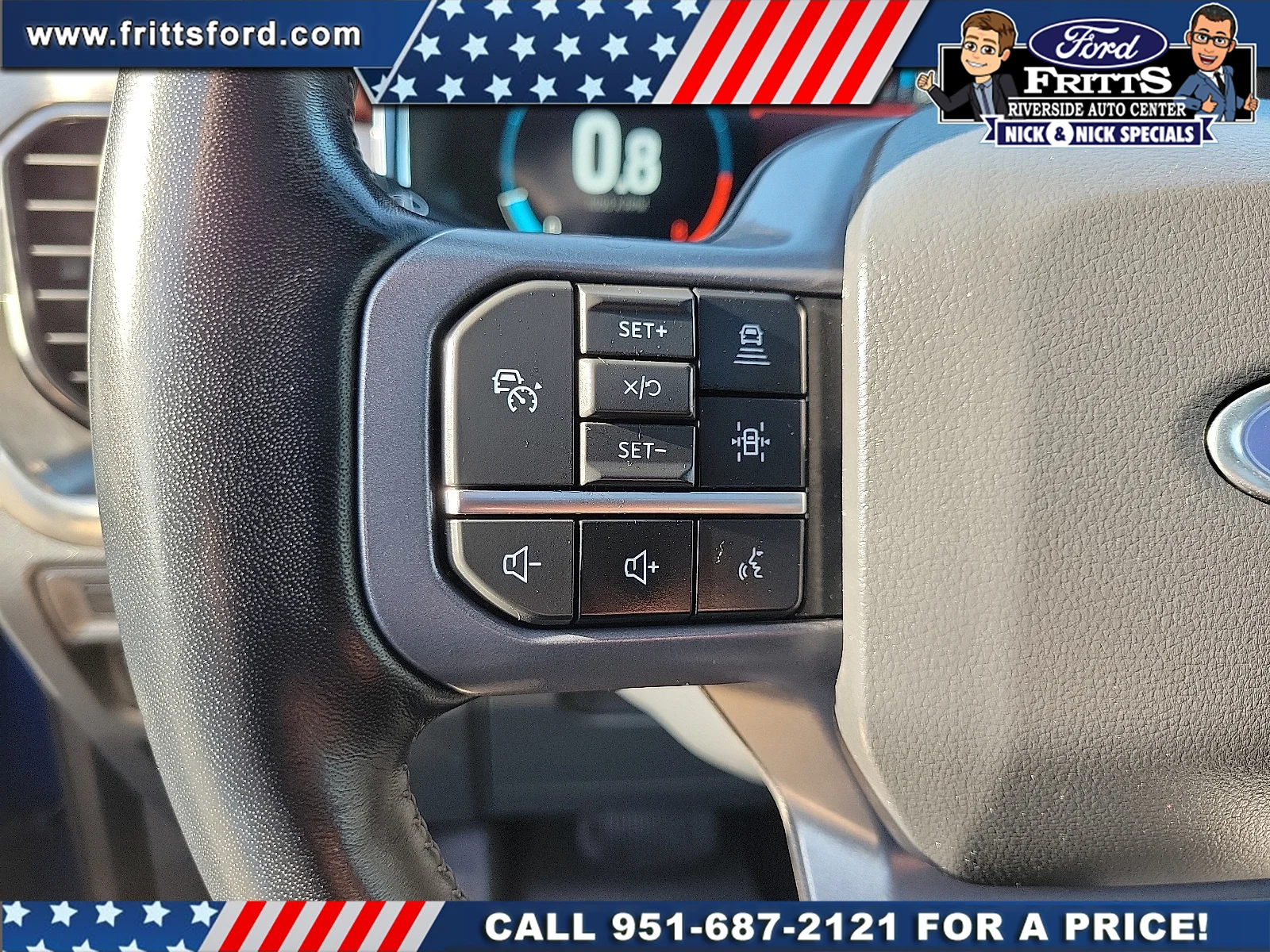 Certified Used 2023 Blue Metallic Ford LARIAT image 6