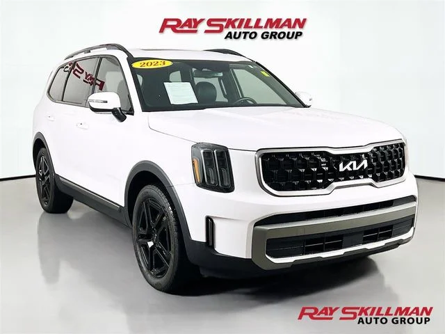 Used 2023 White Kia EX X-Line image 1
