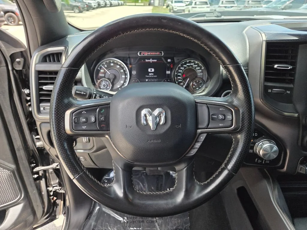 Used 2021 Diamond Black Crystal Pearlcoat Ram Rebel image 31