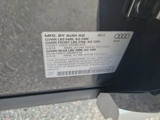 Used 2021 Gray Audi 45 Premium image 32