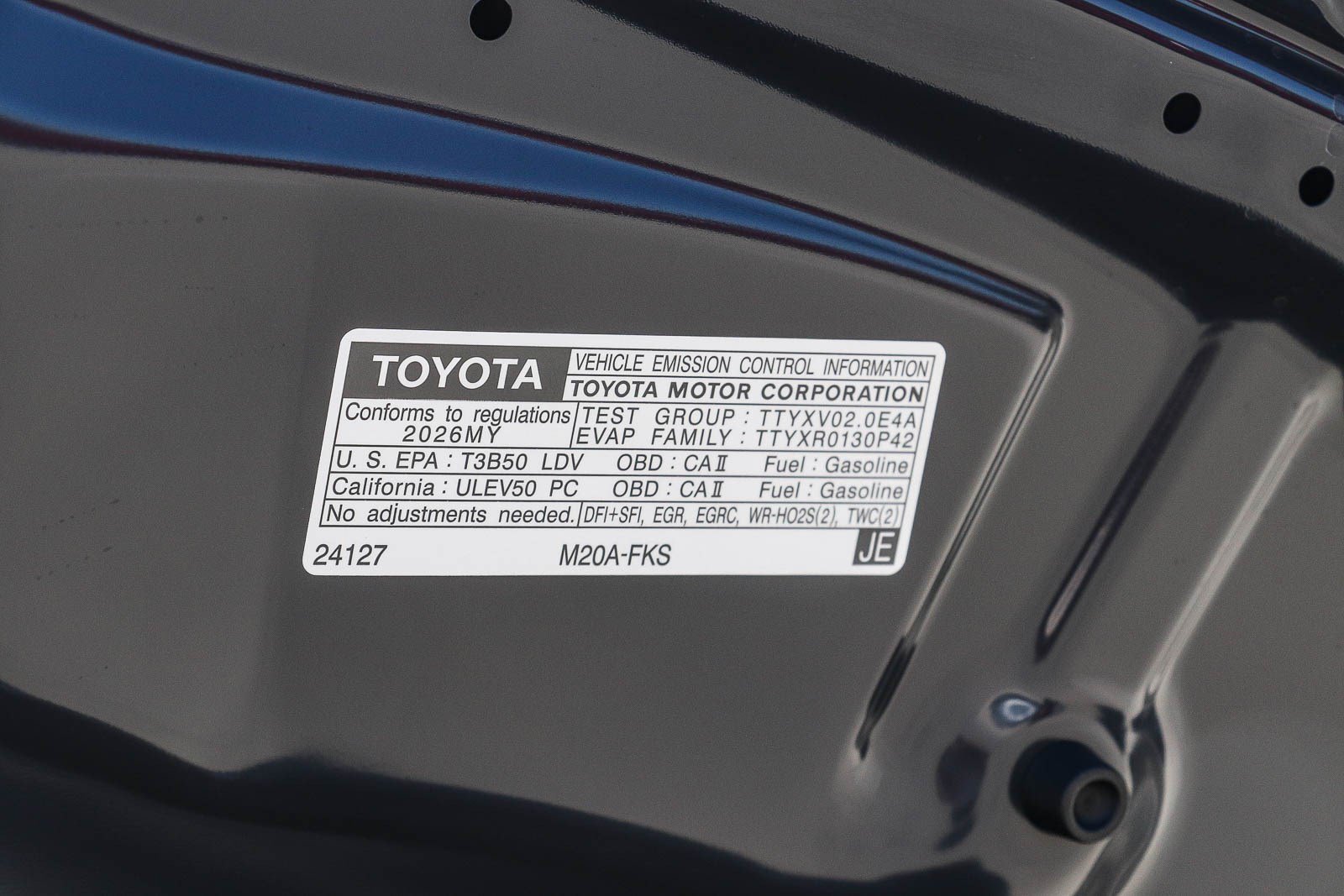 New 2026 Underground Toyota LE image 13