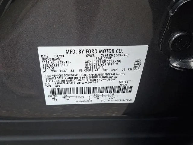Certified Used 2023 Carbonized Gray Metallic Ford XLT image 28