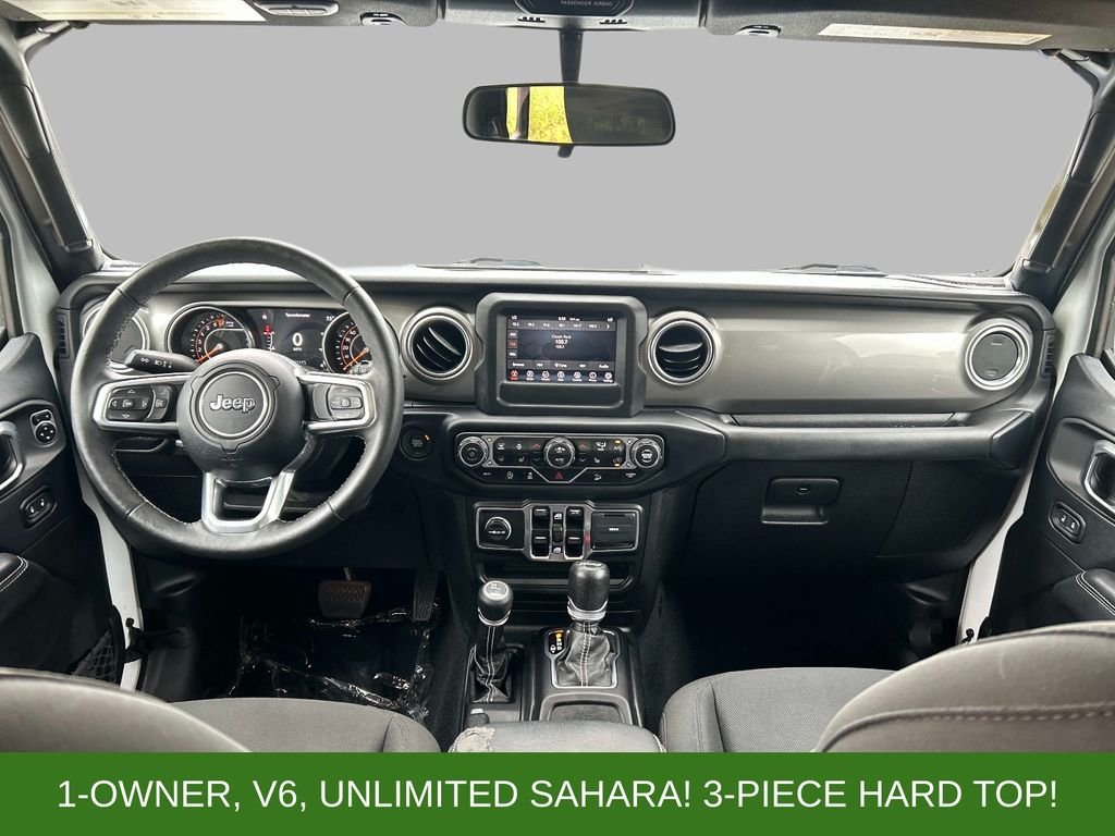 Used 2018 White Jeep Unlimited Sahara image 19