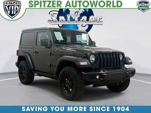 Used 2021 Green Jeep Willys Sport image 1