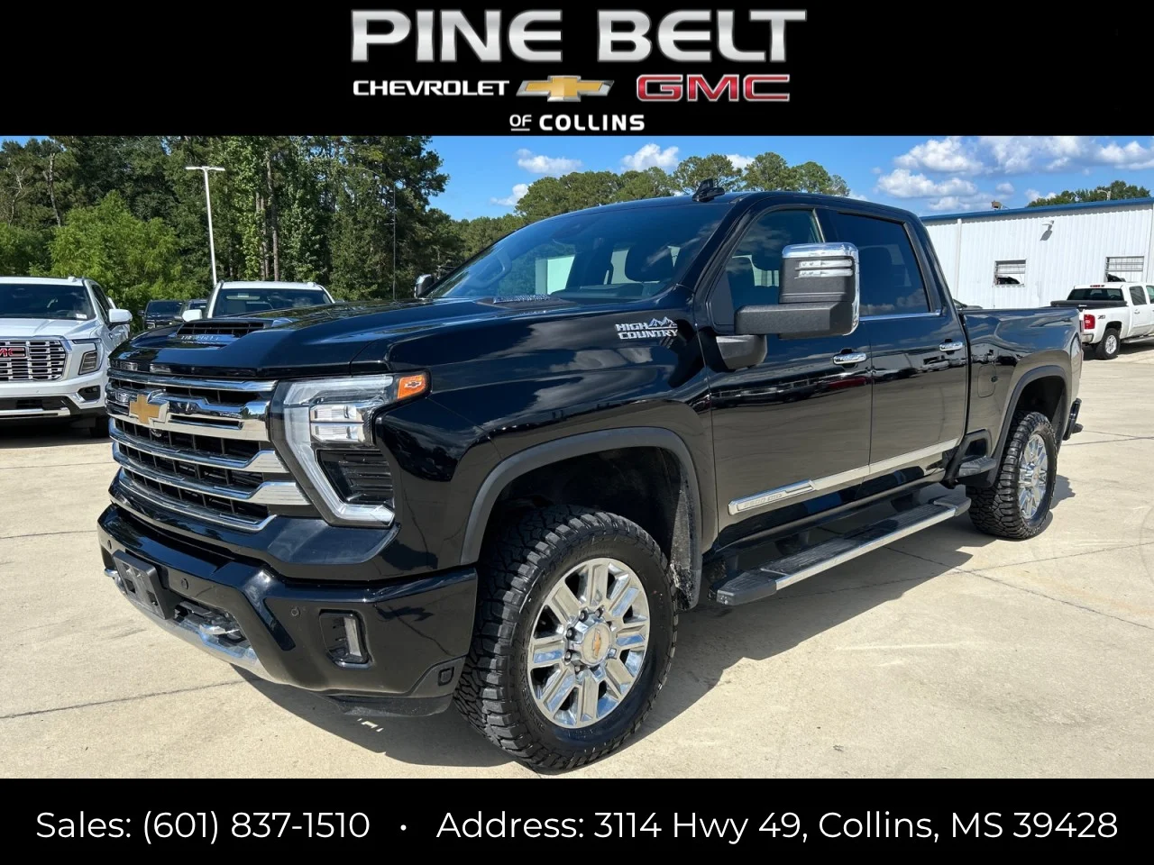 Used 2024 Black Chevrolet High Country image 1