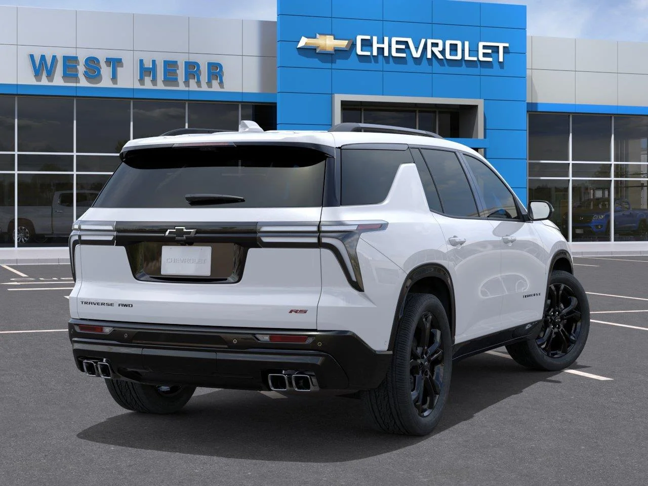 New 2027 Polar White Tricoat Chevrolet RS image 4