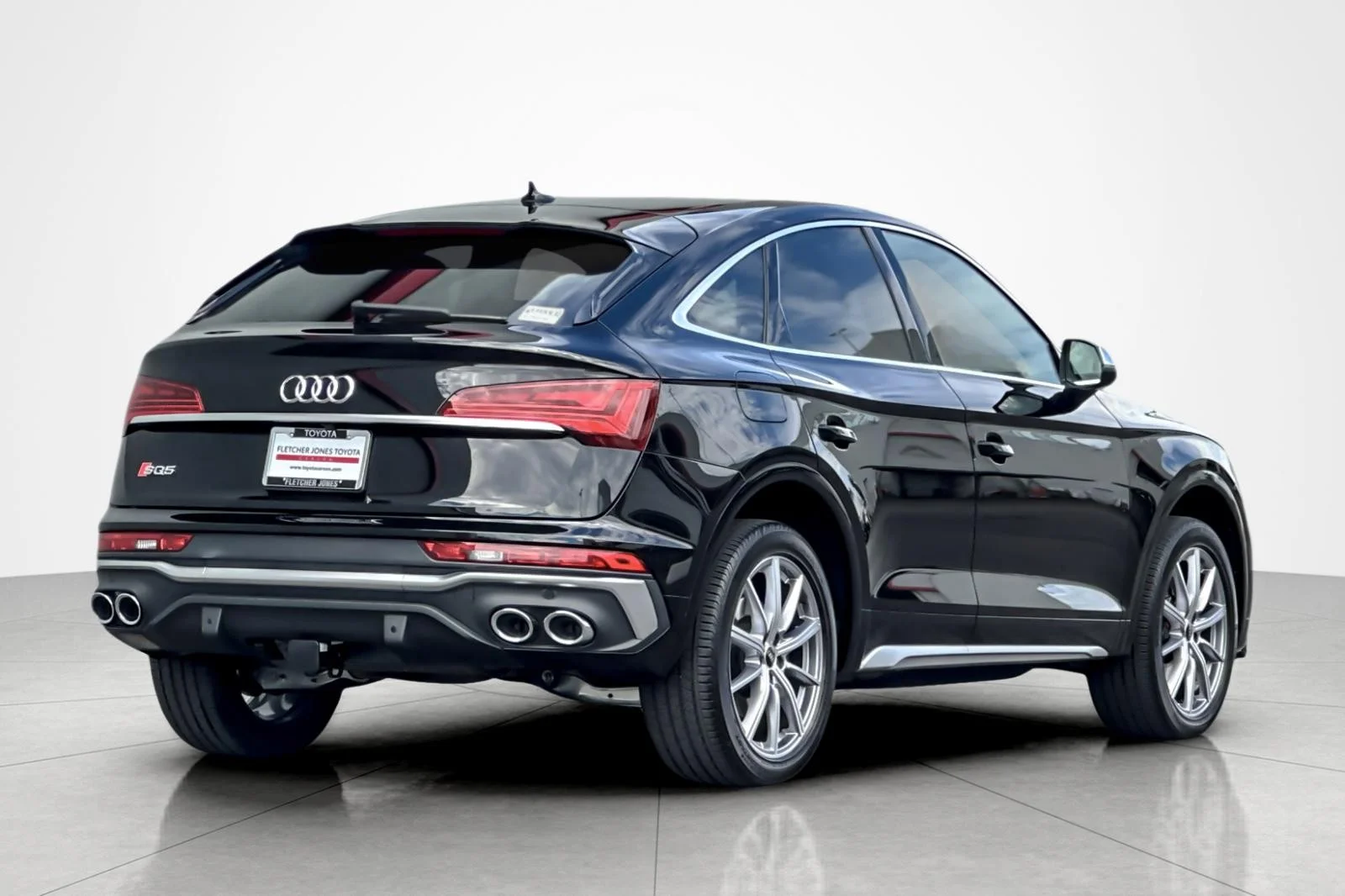 Used 2023 BLACK METALLIC Audi Premium Plus image 5