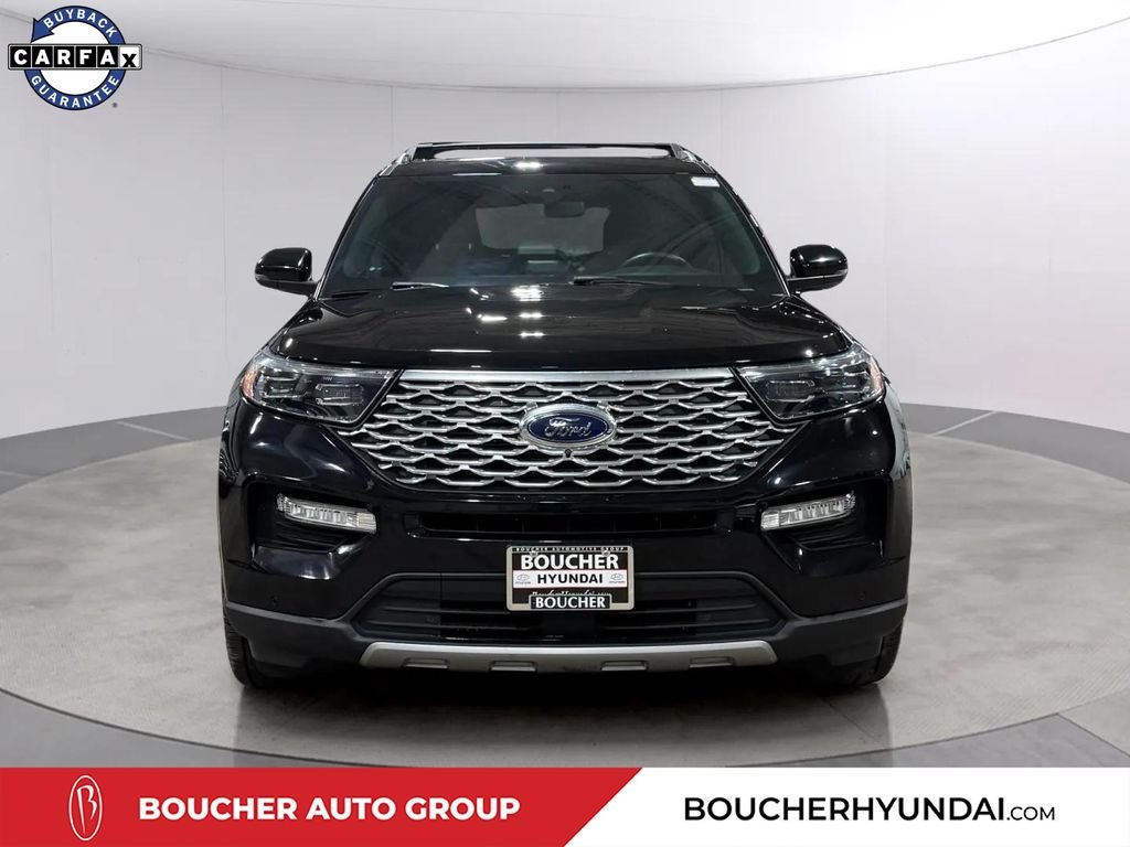 Used 2021 Black Metallic Ford Platinum image 8