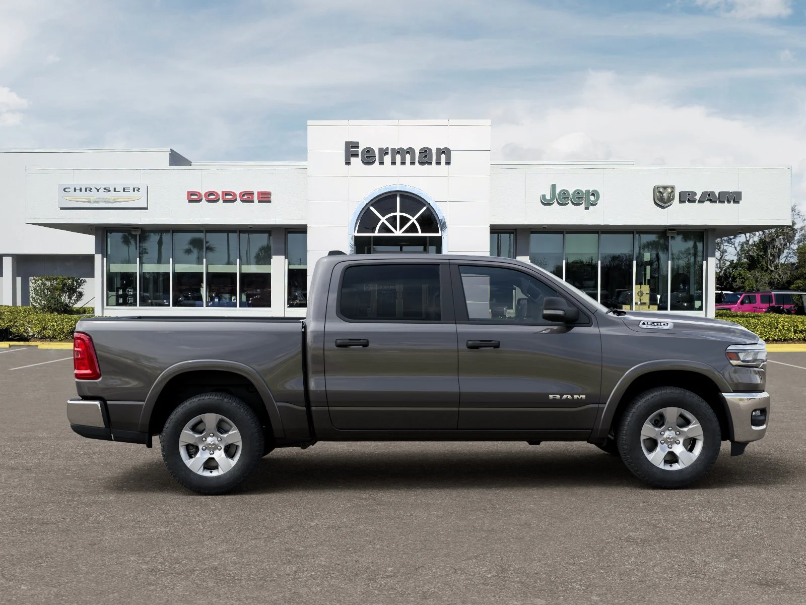 New 2026 Granite Crystal Metallic Clear-Coat Exterior Paint RAM Big Horn/Lone Star image 52