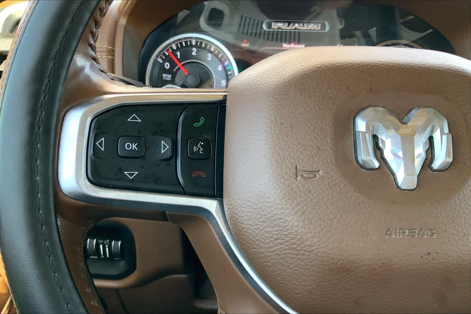 Used 2020 Bright White Clearcoat Ram Laramie image 24