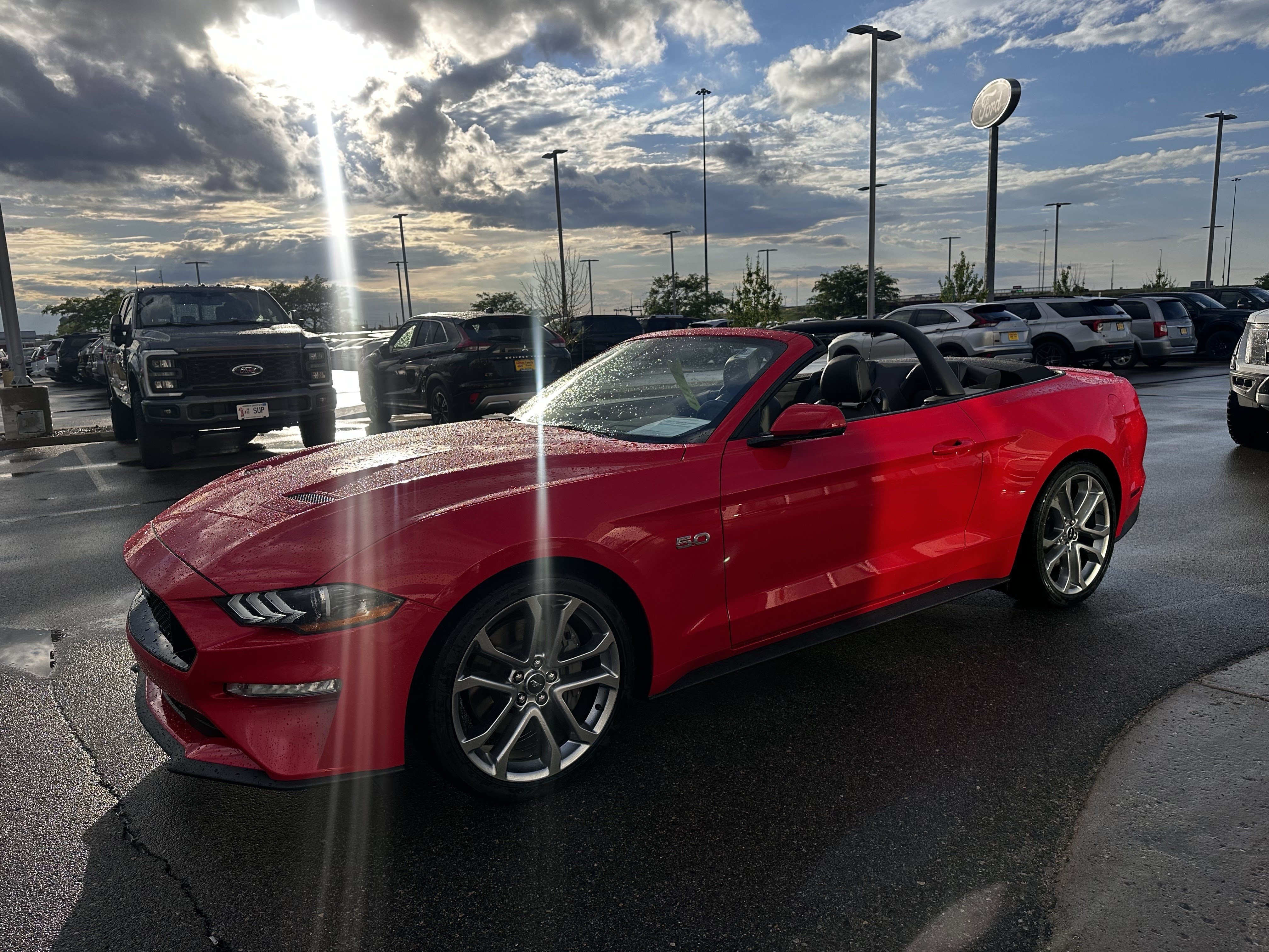 Used 2023 Race Red Ford GT Premium image 2