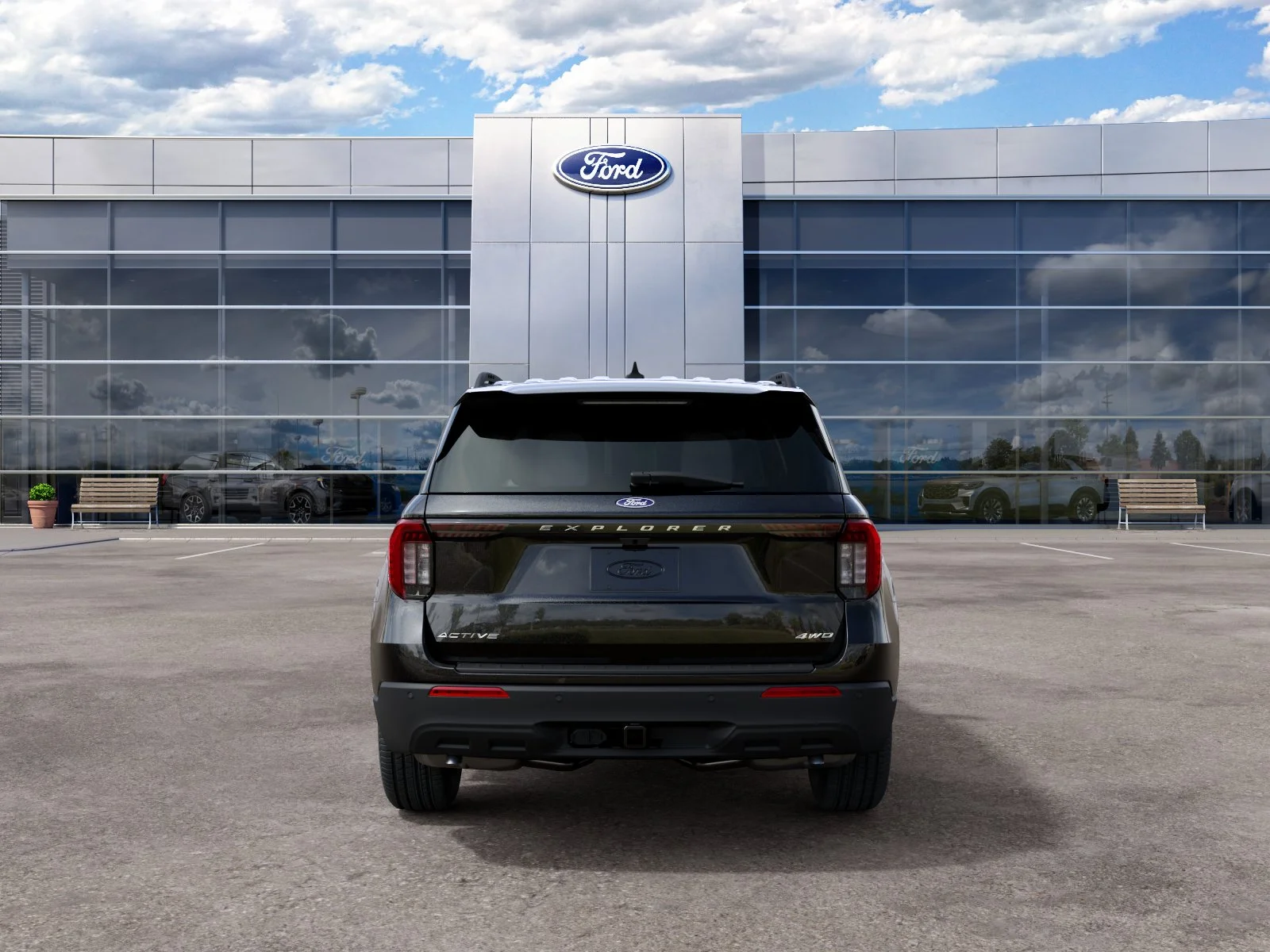New 2027 Agate Black Metallic Ford Active image 7
