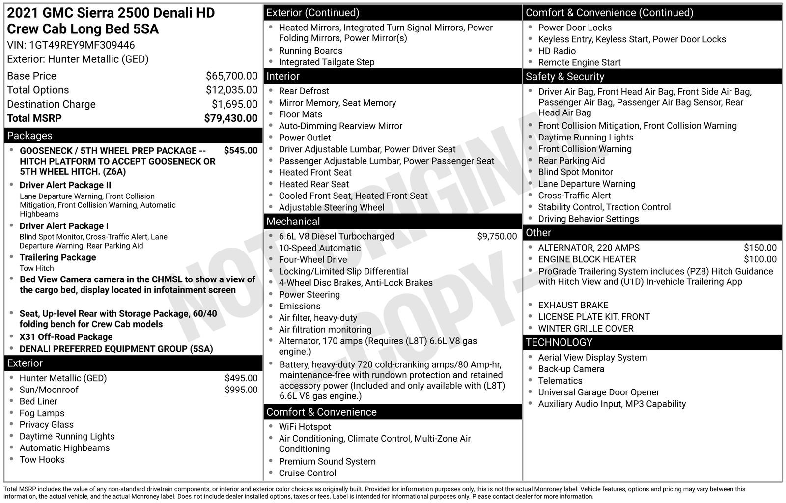 2021 GMC Sierra 4WD Crew Cab Standard Box Denali's photo