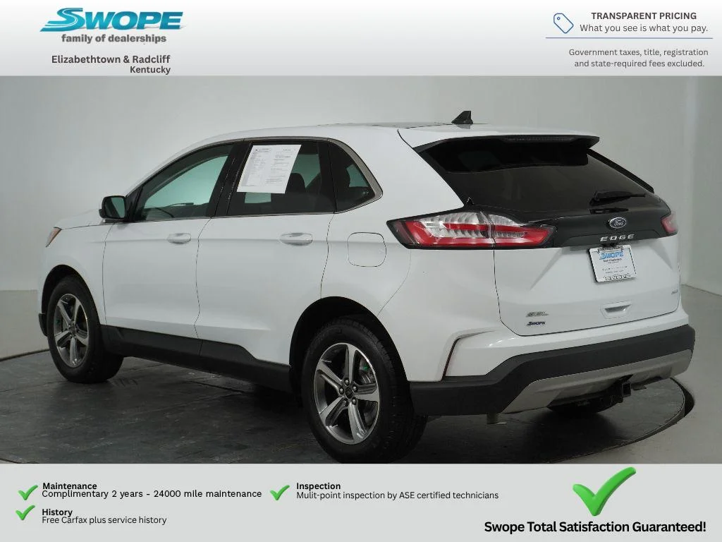 Certified Used 2023 OXFORD WHITE Ford SEL image 5