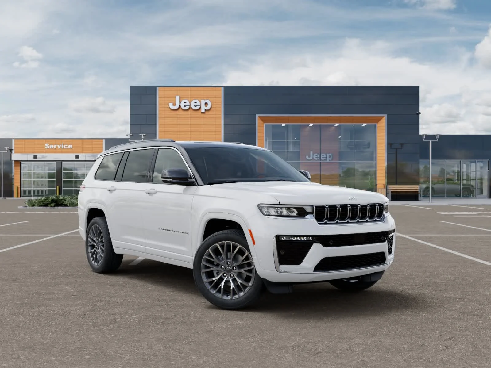 New 2027 Bright White Clearcoat Jeep Summit image 5