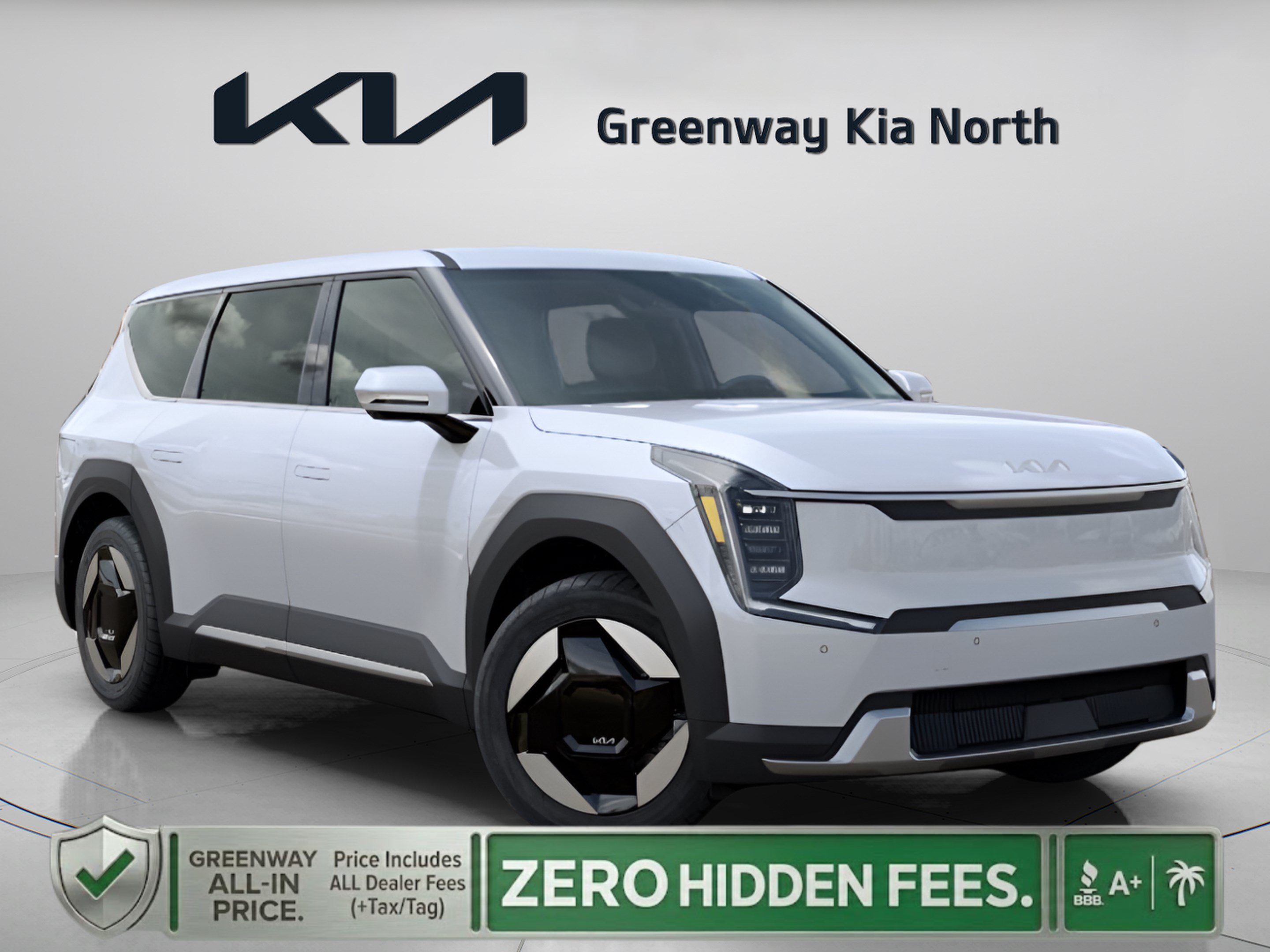 New 2026 Glacial White Pearl Kia Light Long Range RWD image 1
