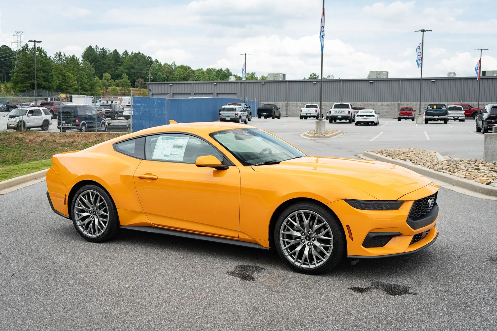 New 2026 Orange Fury Metallic Tri-coat Ford EcoBoost® Premium Fastback image 12