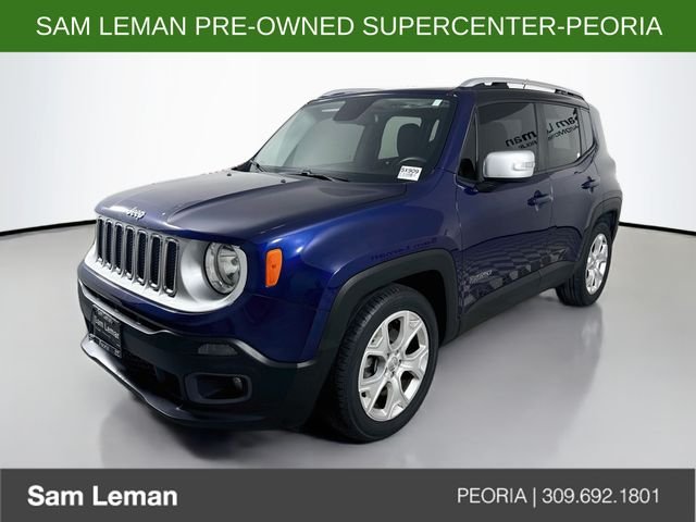 Used 2016 Blue Jeep Limited image 3