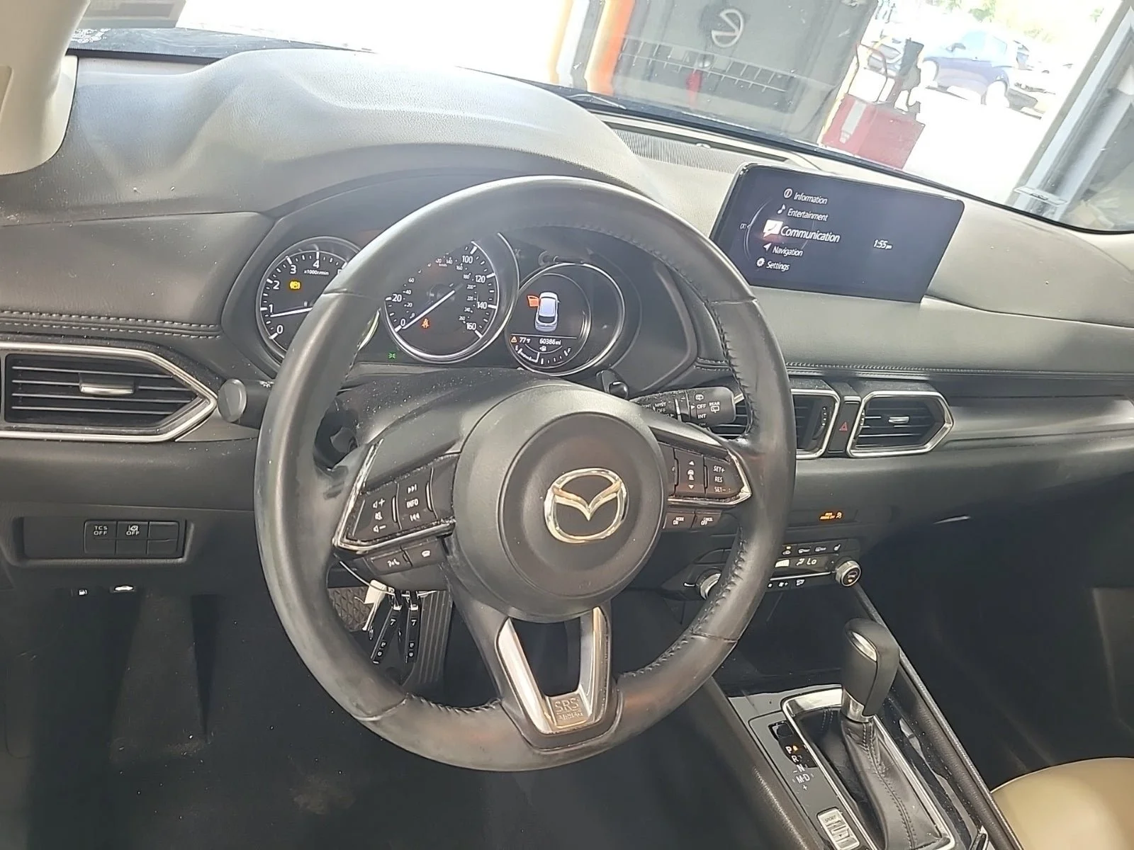 Used 2021 Deep Crystal Blue Mica Mazda Touring image 8