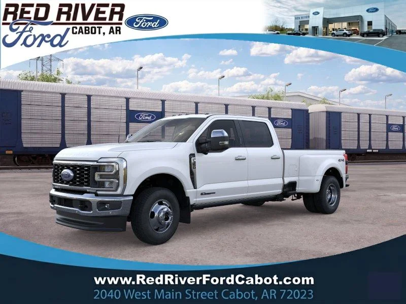 New 2026 Star White Metallic Tri-Coat Ford F-350® Lariat® image 1