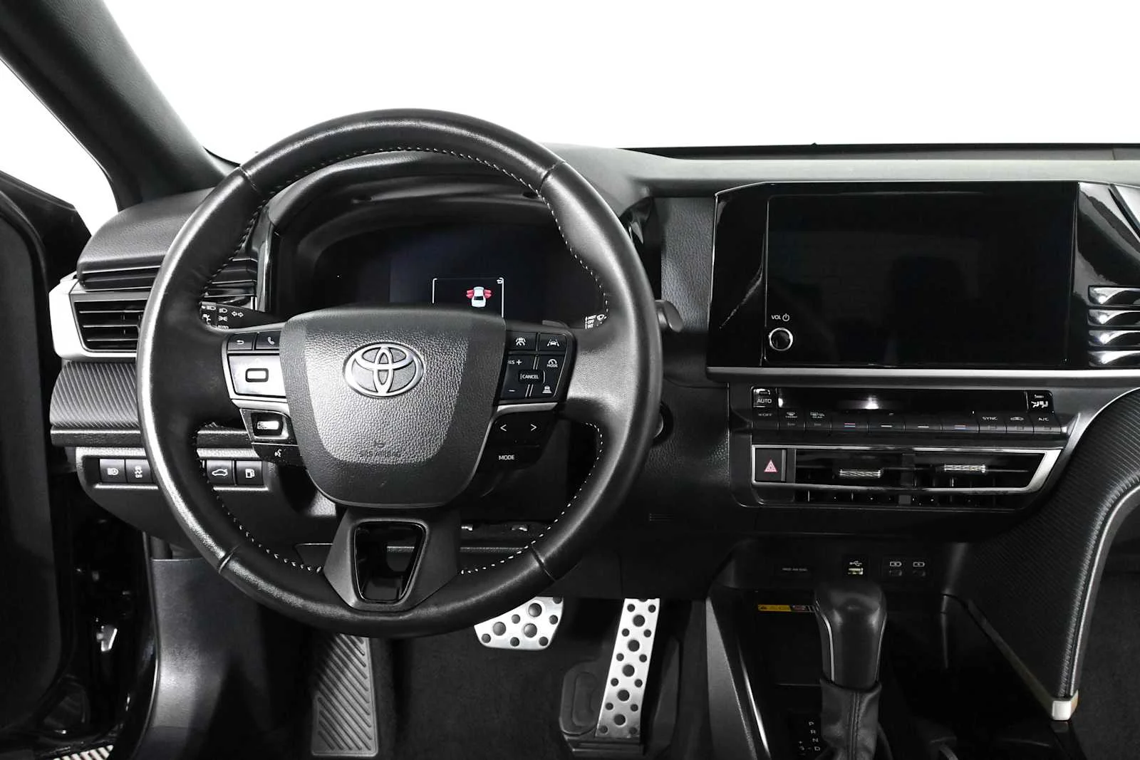 Used 2025 Midnight Black Metallic Toyota SE image 3