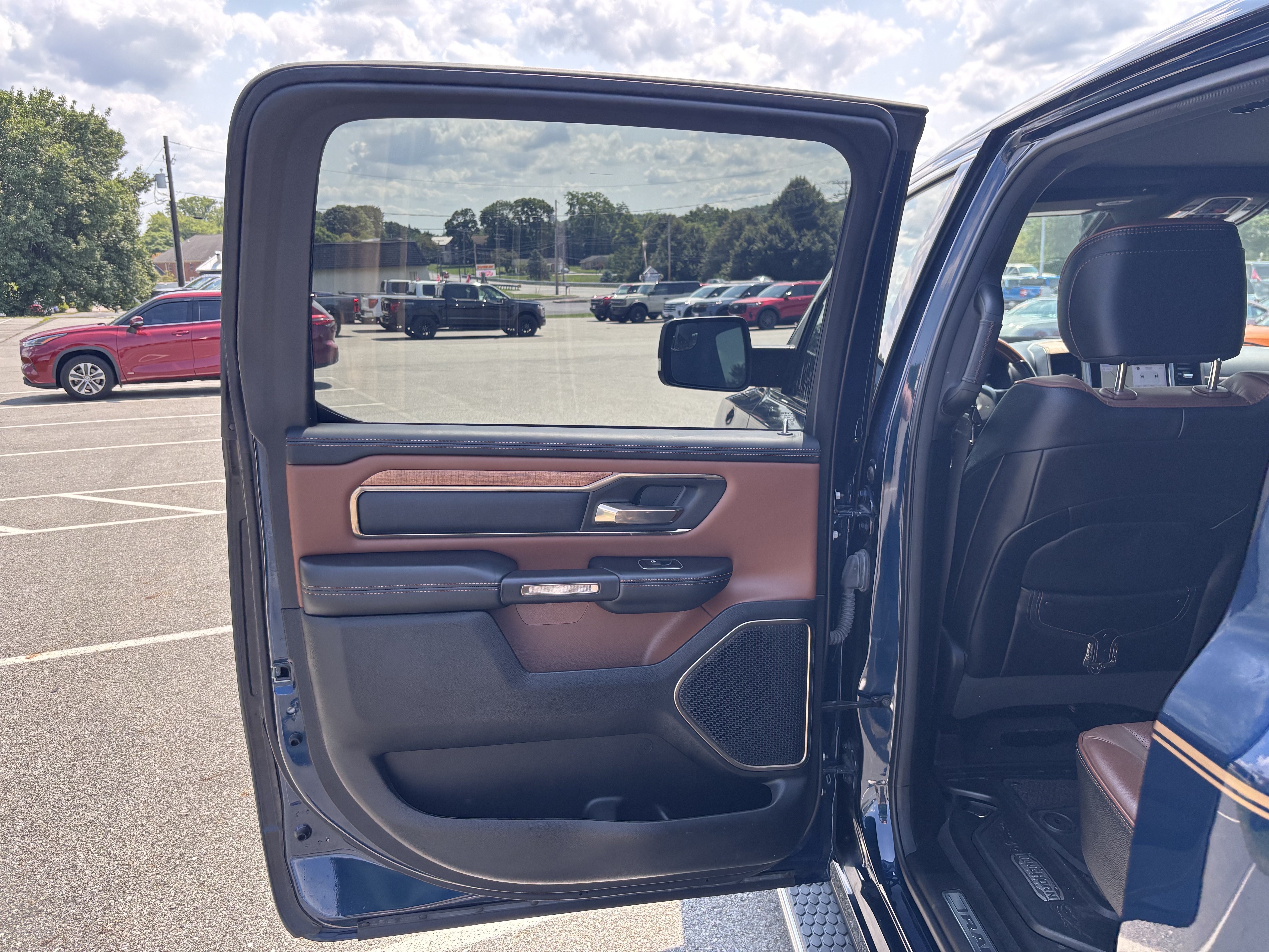 Used 2022 Patriot Blue Pearlcoat Ram Longhorn image 37