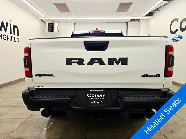 Used 2021 Bright White Clearcoat Ram Rebel image 4