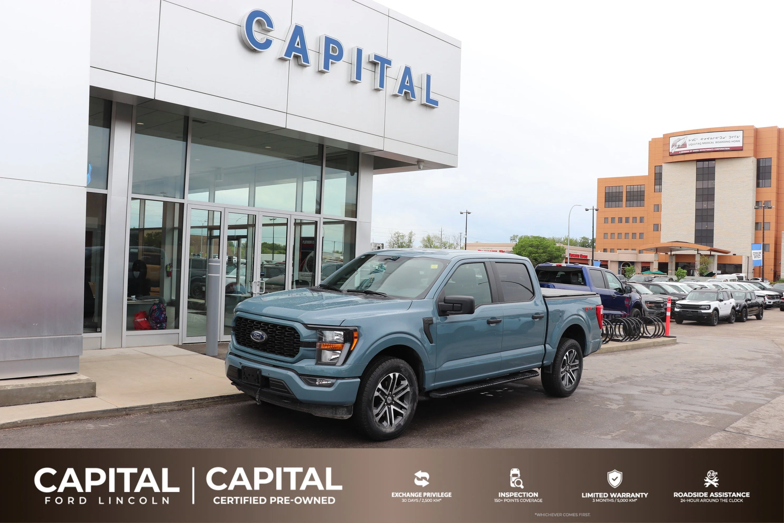 Certified Used 2023 Blue Ford XL 4WD SuperCrew 5.5