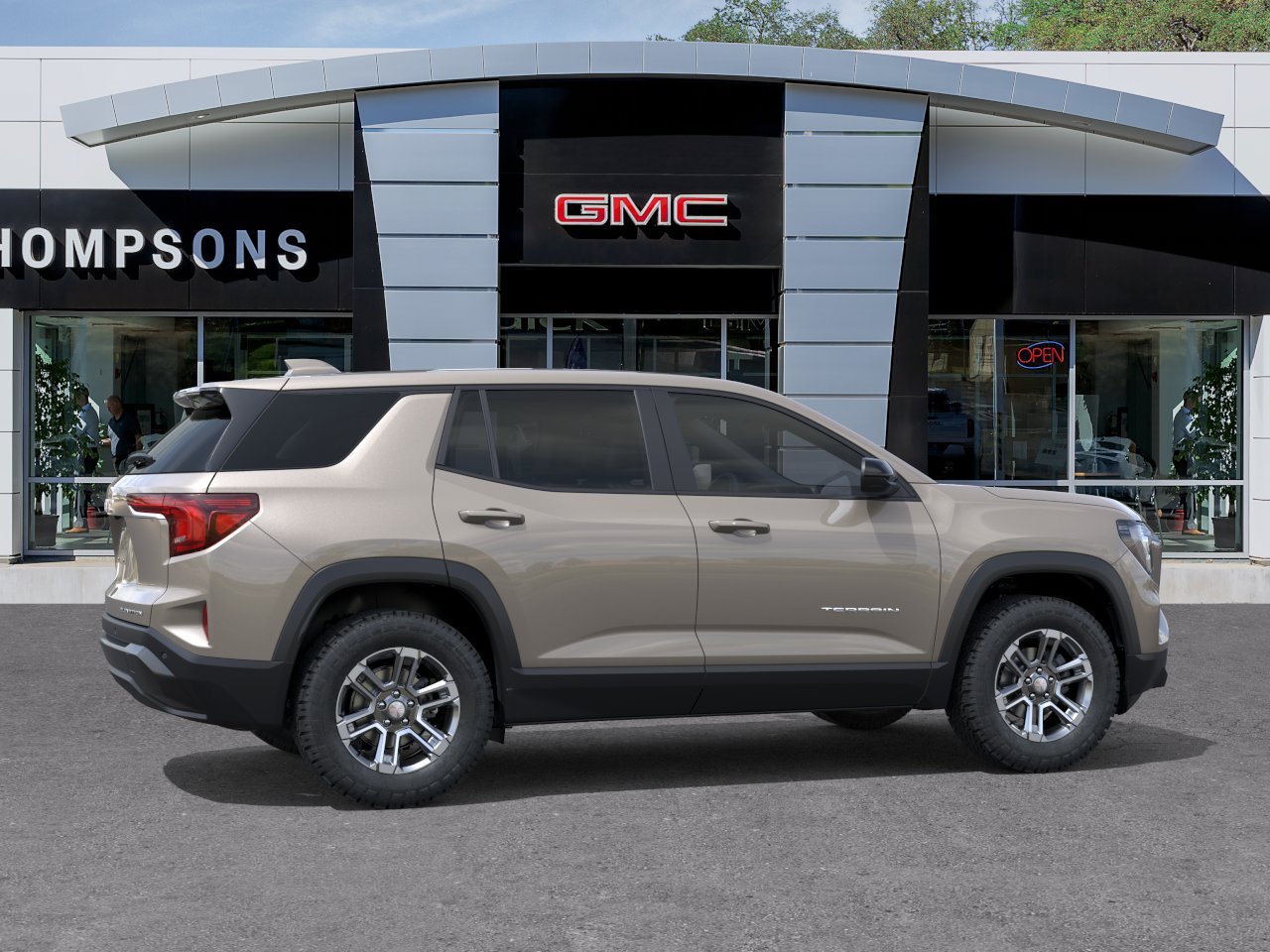 New 2027 Riverstone Metallic GMC AWD Elevation image 3