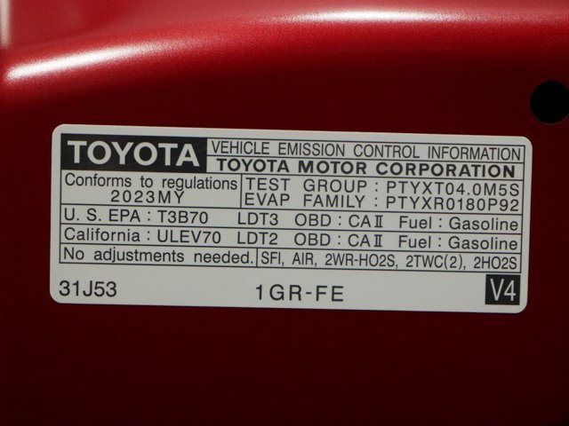 Used 2023 Barcelona Red Metallic Toyota TRD Off-Road Premium image 33