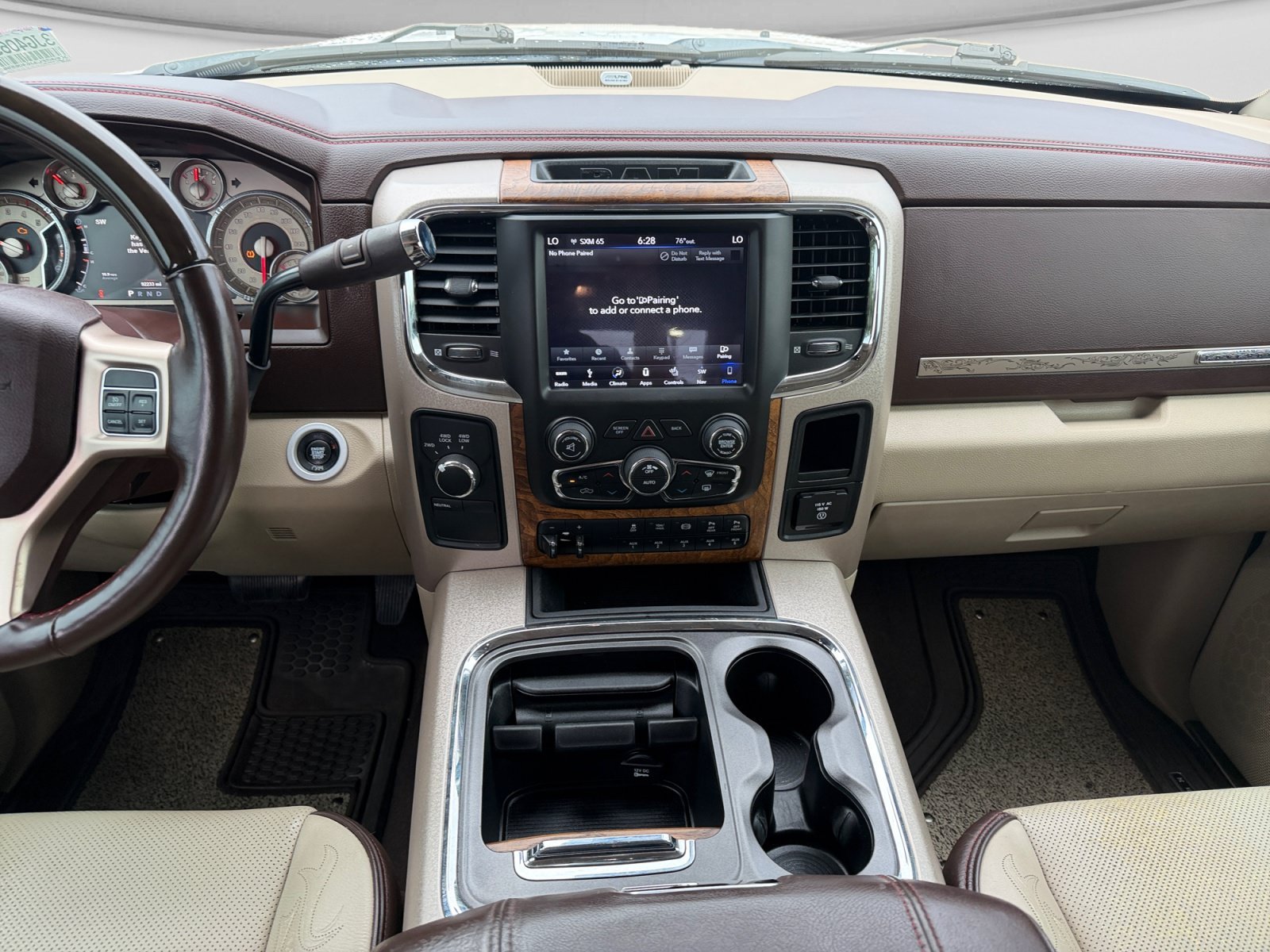 Used 2018 Pearl White Ram Longhorn image 18
