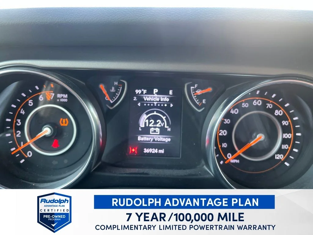 Used 2020 Red Clearcoat Jeep Unlimited Sport image 12