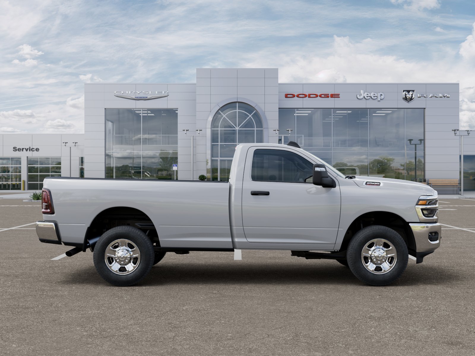 New 2025 Bright White Clear-Coat Exterior Paint RAM Tradesman image 33