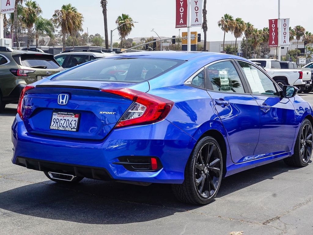 Used 2021 Blue Honda Sport image 6