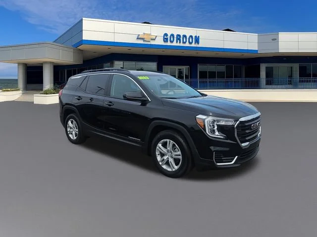 Used 2023 Ebony Twilight Metallic GMC SLE image 8
