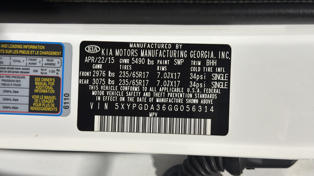 Used 2016 Snow White Pearl Kia LX image 29
