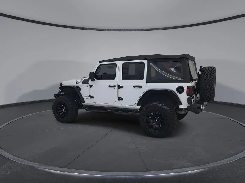 Used 2018 White Jeep Unlimited Sport image 11